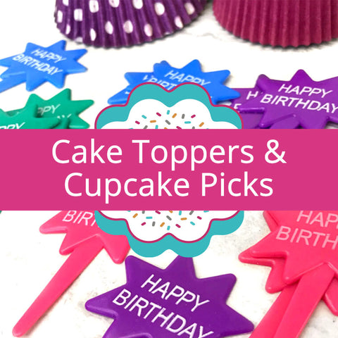 Cake Toppers & Cupcake Picks