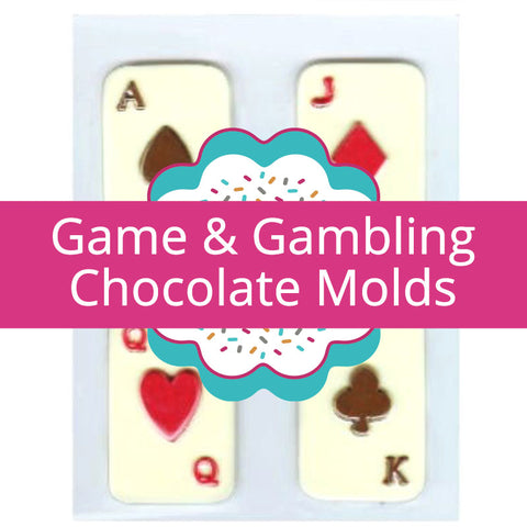 Games & Gambling Chocolate Molds