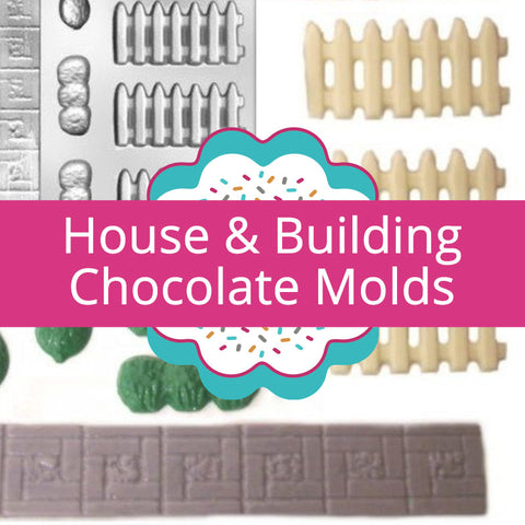 House & Building Chocolate Molds