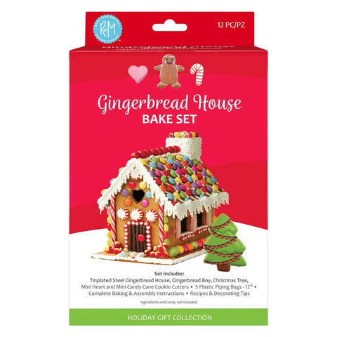 Small Gingerbread House Cookie Cutter  Set