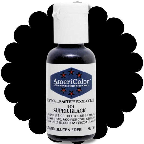 Super Black AmeriColor Gel Paste Food Color Super Black AmeriColor Gel Paste Food Color