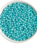 4mm Blue Edible Pearls