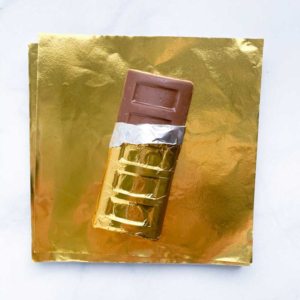 6x6 Inch Gold Foil Candy Wrappers 6x6 Inch Gold Foil Candy Wrappers