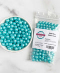 8mm Blue Sugar Pearls