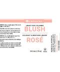 Blush Liquid Food Color Label
