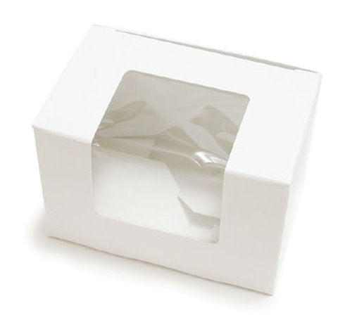 1/2 LB. White Easter Egg Box with Window 1/2 LB. White Easter Egg Box with Window