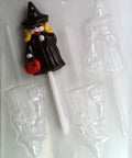 Girl In Witch Costume Lollipop Chocolate Mold