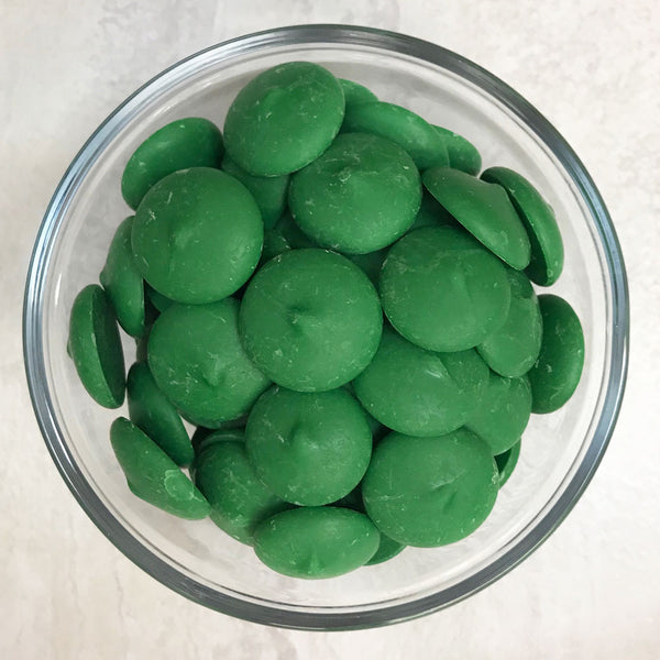 Merckens Chocolate Melts - Dark Green Chocolate Coatings Merckens Chocolate Melts - Dark Green Chocolate Coatings