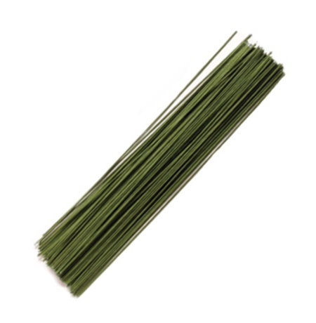 #22 Green Covered Floral Wire 6" #22 Green Covered Floral Wire 6"