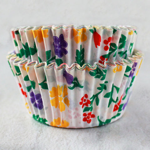 Floral Print Cupcake Cup