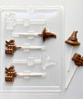 Halloween melting chocolate value pack - Hat and Eek lollipop chocolate mold