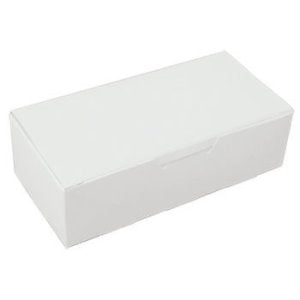 1/2 Pound White Candy Box