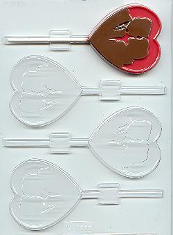 Silhouette Lovers Pop Candy Molds