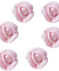 Soft Pink Small Royal Icing Roses