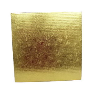 12 in. Square Gold Foil Cake Drum 12 in. Square Gold Foil Cake Drum