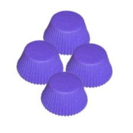 Purple Mini Muffin Cups