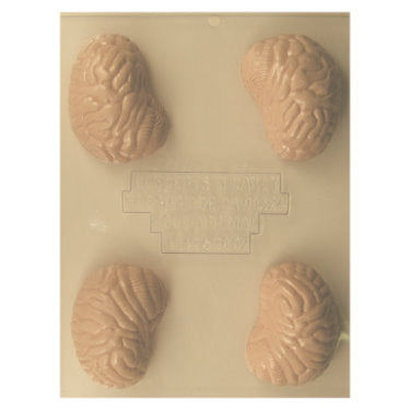 Two Part 4 Cavity Brain Mold