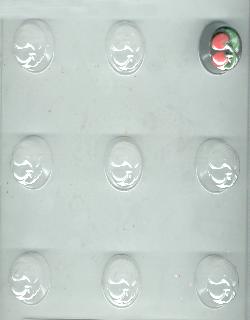 Oval Cherry Bon Bon Candy Mold Oval Cherry Bon Bon Candy Mold