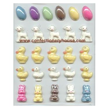 Assorted Easter pieces Candy Mold