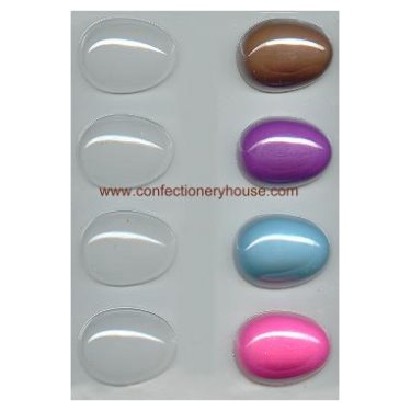 Large Flat Back Egg Candy Mold Large Flat Back Egg Candy Mold