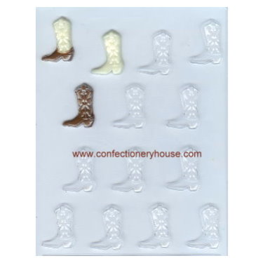 Cowboy Boot Candy Mold