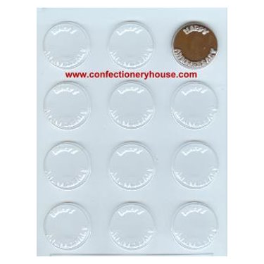 Happy Anniversary Pieces Candy Mold