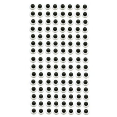 1/4" White And Black Icing Eyes 1/4" White And Black Icing Eyes