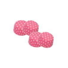 Pink Polka Dot Mini Muffin Cups