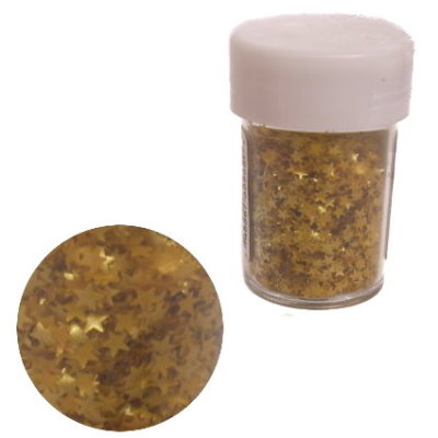 Metallic Gold Stars Edible Glitter Metallic Gold Stars Edible Glitter