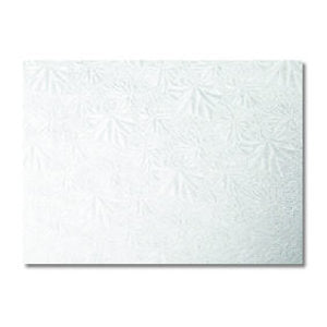 13 3/4 X 18 3/8 in. Silver Foil Cake Drum 13 3/4 X 18 3/8 in. Silver Foil Cake Drum