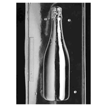 Full Size Champagne Bottle Candy Mold Part B