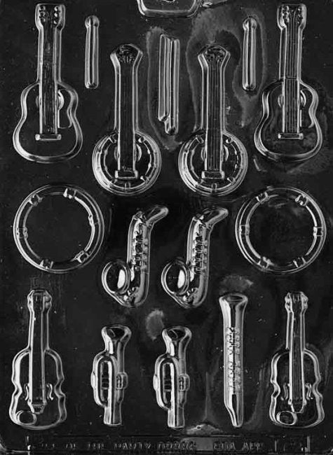Musical Instruments Candy Mold
