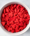 Jumbo Red Heart Sprinkles |Heart Shaped Sprinkles |Valentine's Day Sprinkles