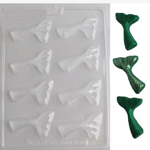mermaid tail candy molds