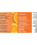 Natural Orange Bakery Emulsion Label