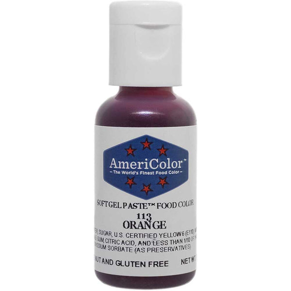 Orange AmeriColor Gel Paste Food Color Orange AmeriColor Gel Paste Food Color
