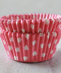 Pink Polka Dot Cupcake Cups