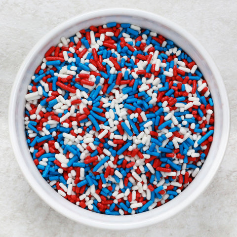 Red White and Blue Jimmies
