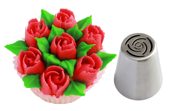 Rose 10 Petal Russian Pastry Tip Rose 10 Petal Russian Pastry Tip