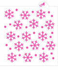 Snowflakes Cookie Stencil 