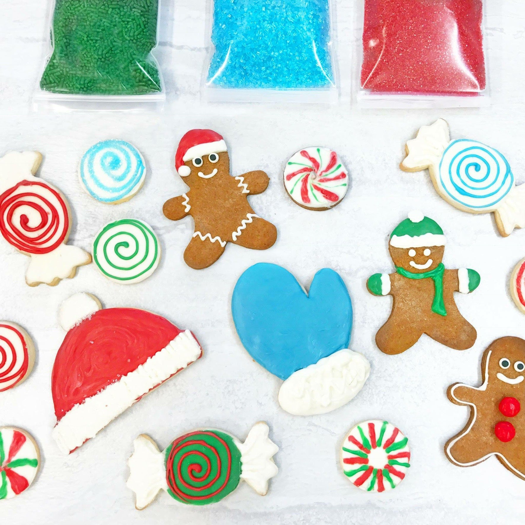 Cookie Decorating Supplies, Food Coloring Gels, Sprinkles, Sanding