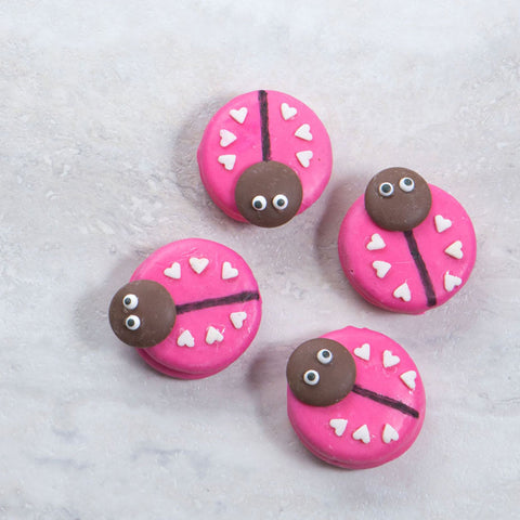 Lady bug Oreo Cookies