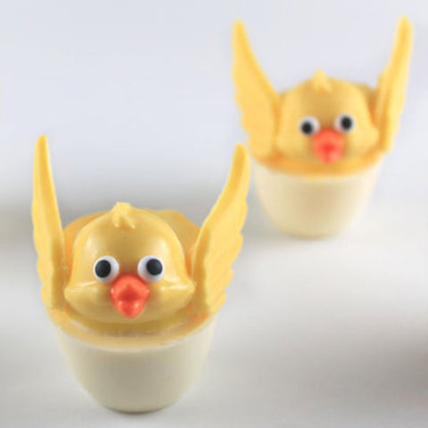 How to make Marshmallow Chicks using our Marshmallow Chick Chocolate Mold