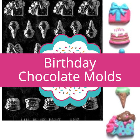 Birthday Chocolate Molds