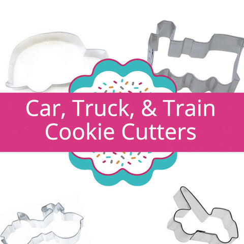 Car Truck and Train Cookie Cutters