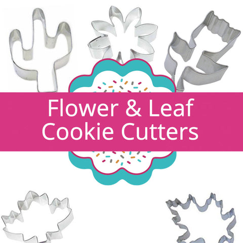 Flower & Leaf Cookie Cutters