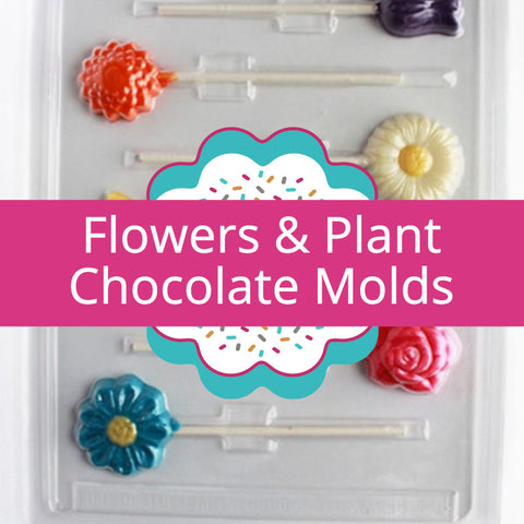 Flower and Plant Chocolate Molds