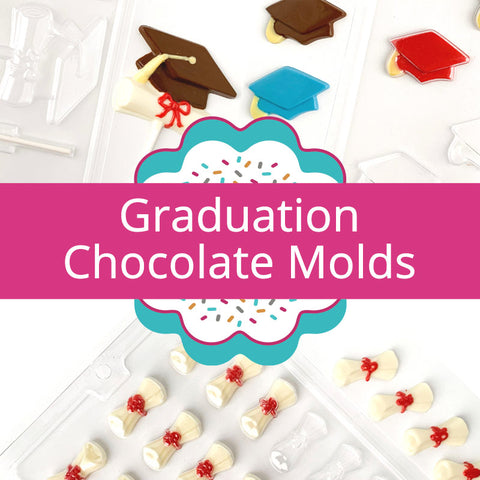 Graduation Chocolate Molds
