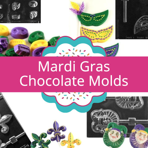 Mardi Gras Chocolate Molds