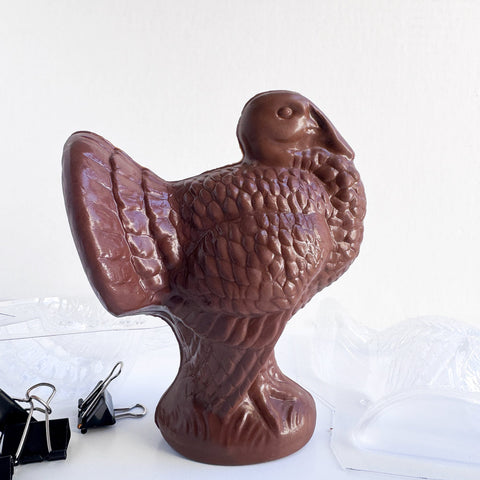 Large 3D Turkey Candy Mold 2 Part Set